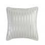 Davinci Santos Snow Yarn Dyed Chenille Jacquard European Pillowcase 65x65cm | Snow